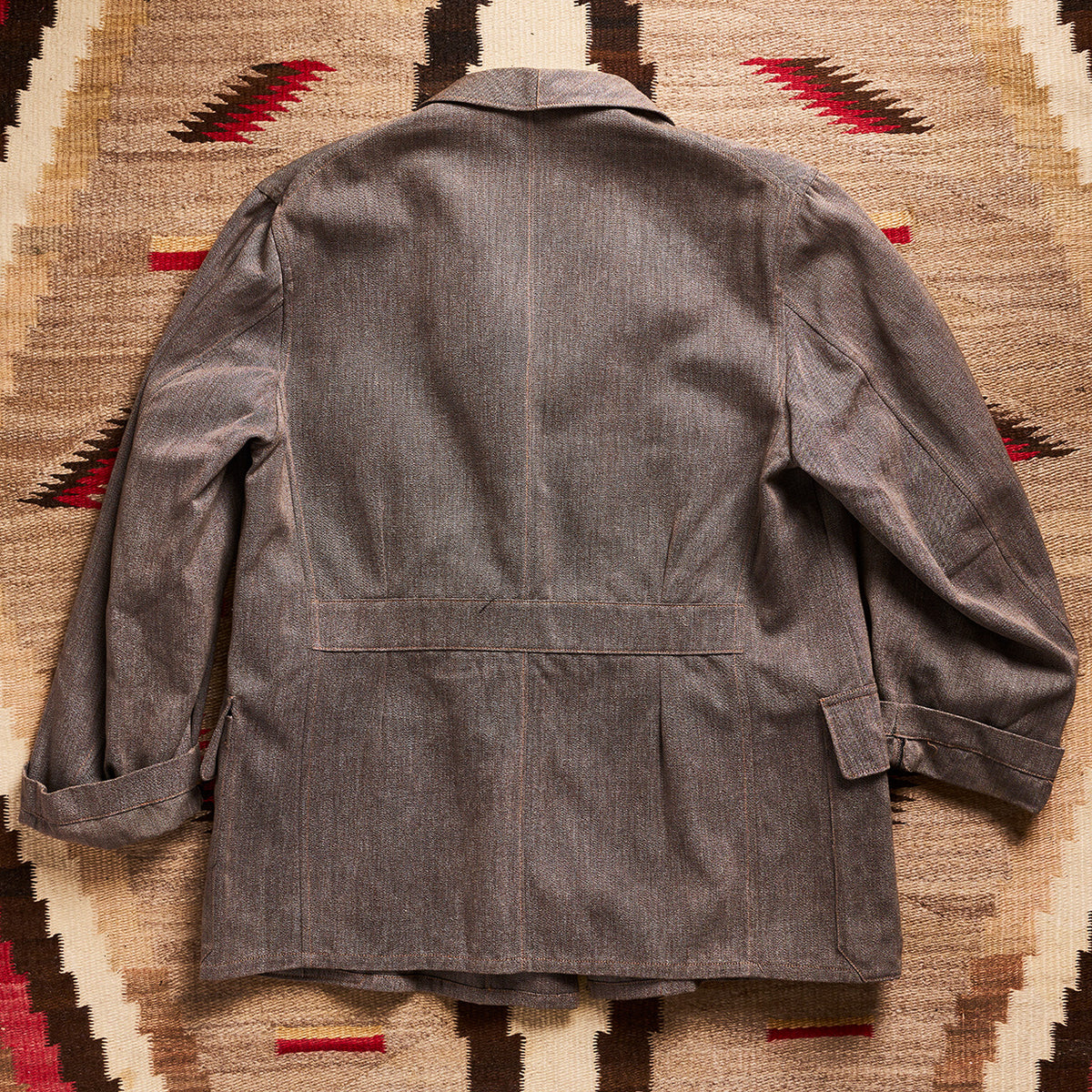 1930s Unconstructed Calvary Twill Gray Work Jacket | Collectors Gene