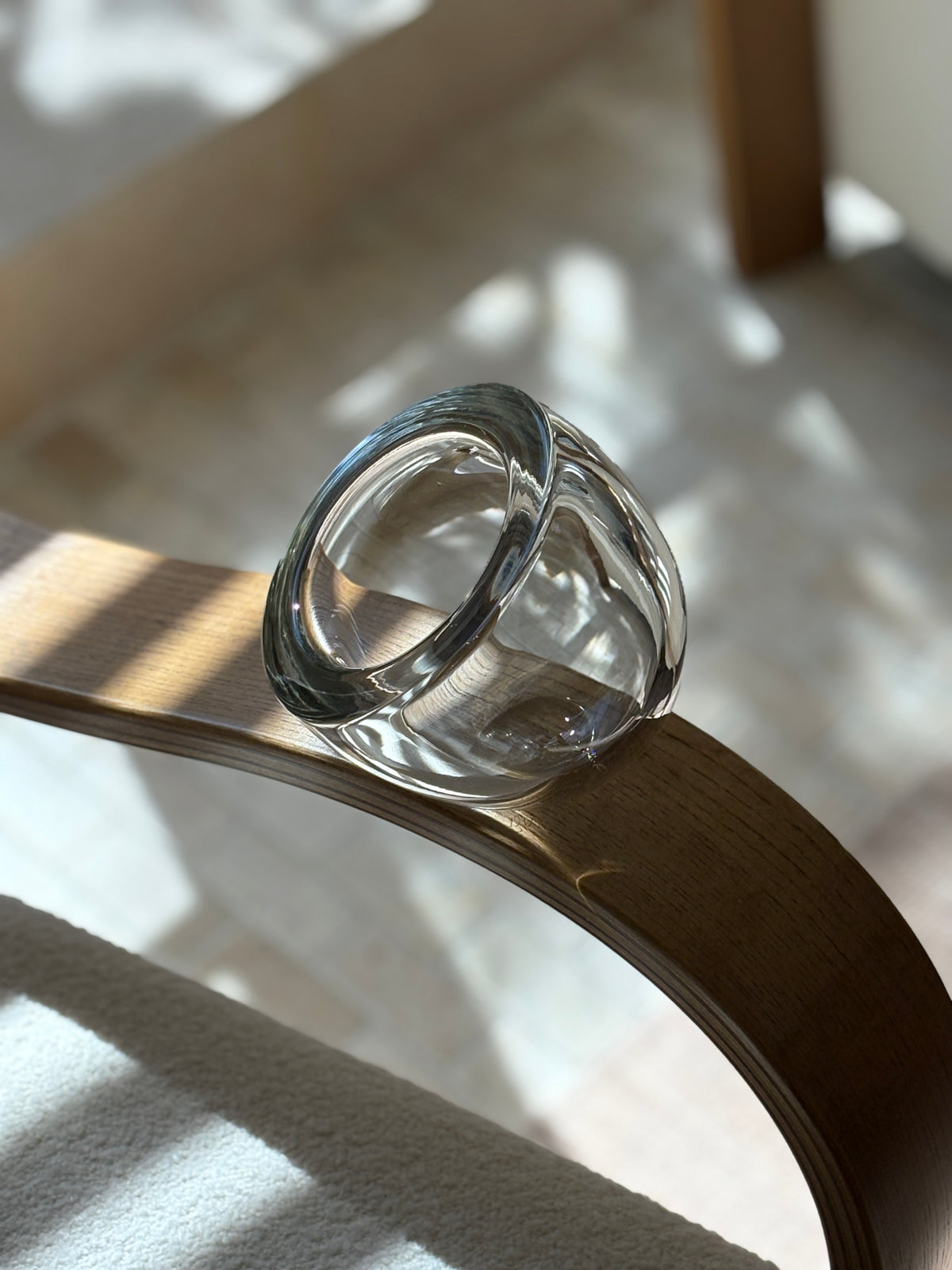 Barbini Murano Tilted Glass Bowl | Collectors Gene