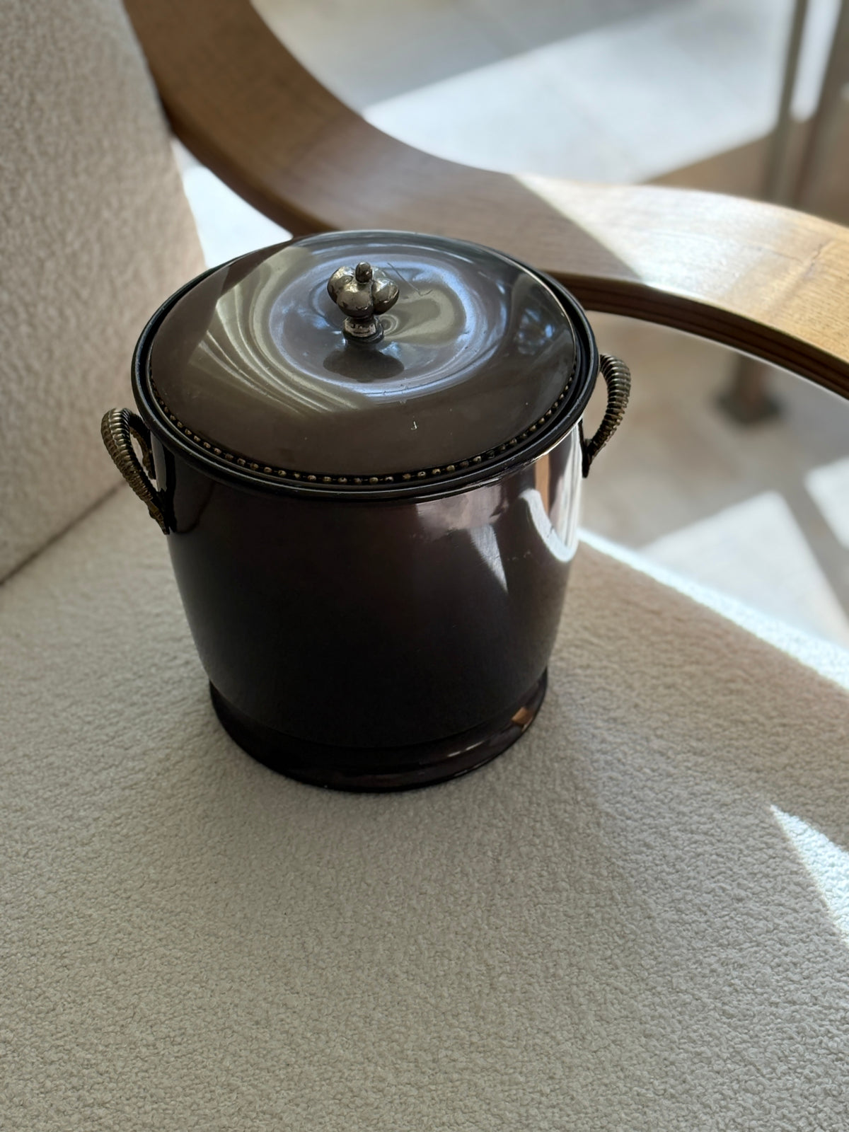 Bronze and Brass Accented Champagne Bucket | Collectors Gene
