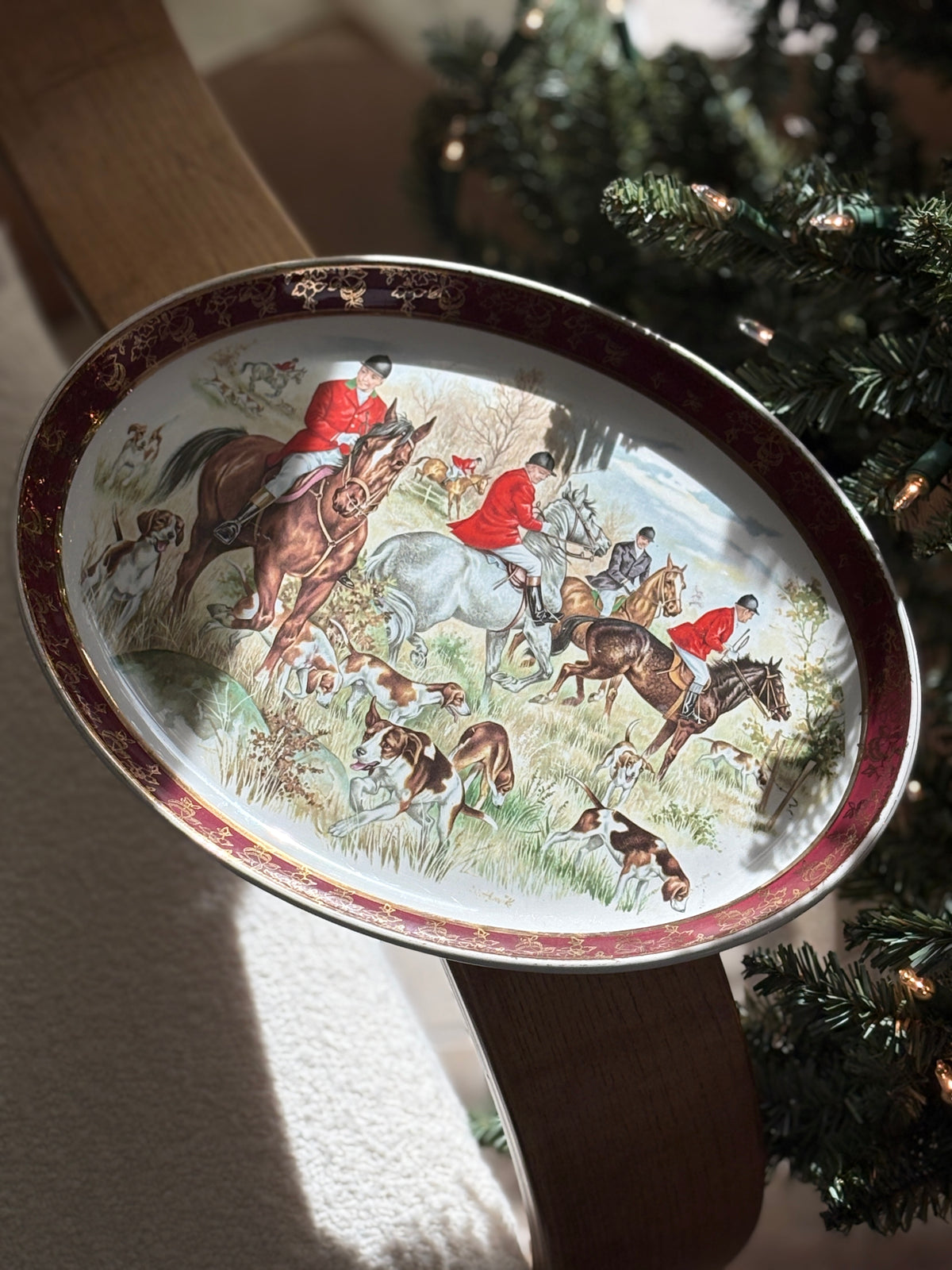 Brooks Brothers Hunting Scene Serving Platter - Made in England | Collectors Gene