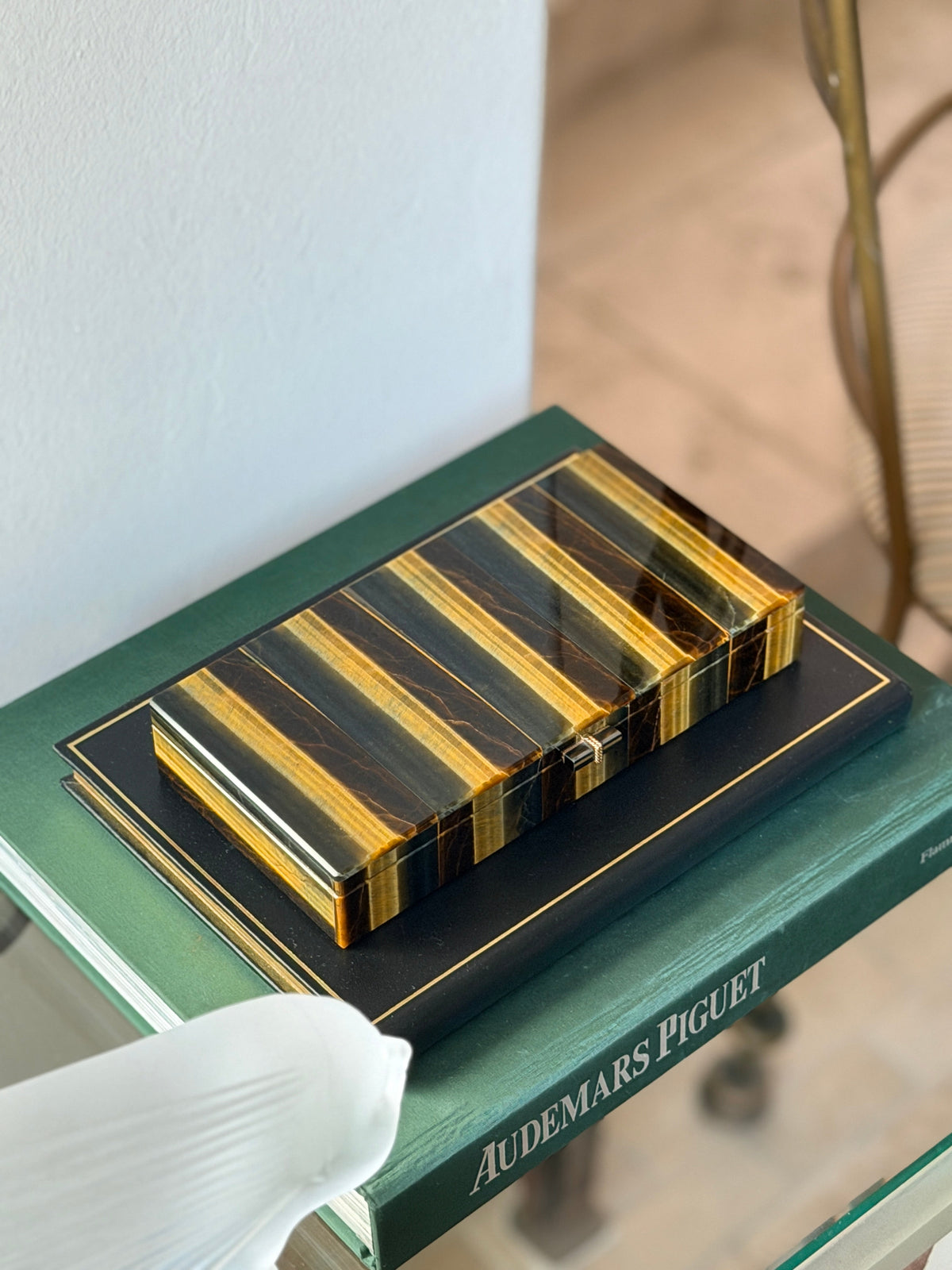 Chaumet box in tiger&