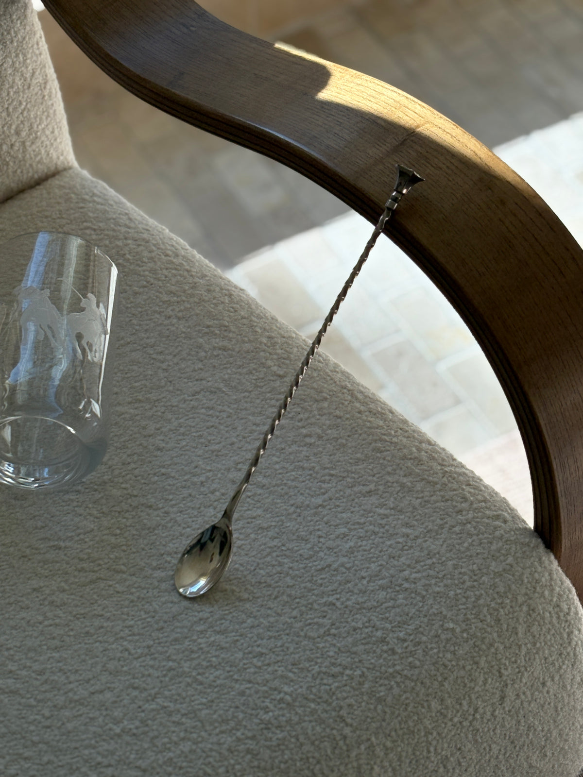 Christofle Silverplate Cocktail Mixing Spoon with Muddler | Collectors Gene