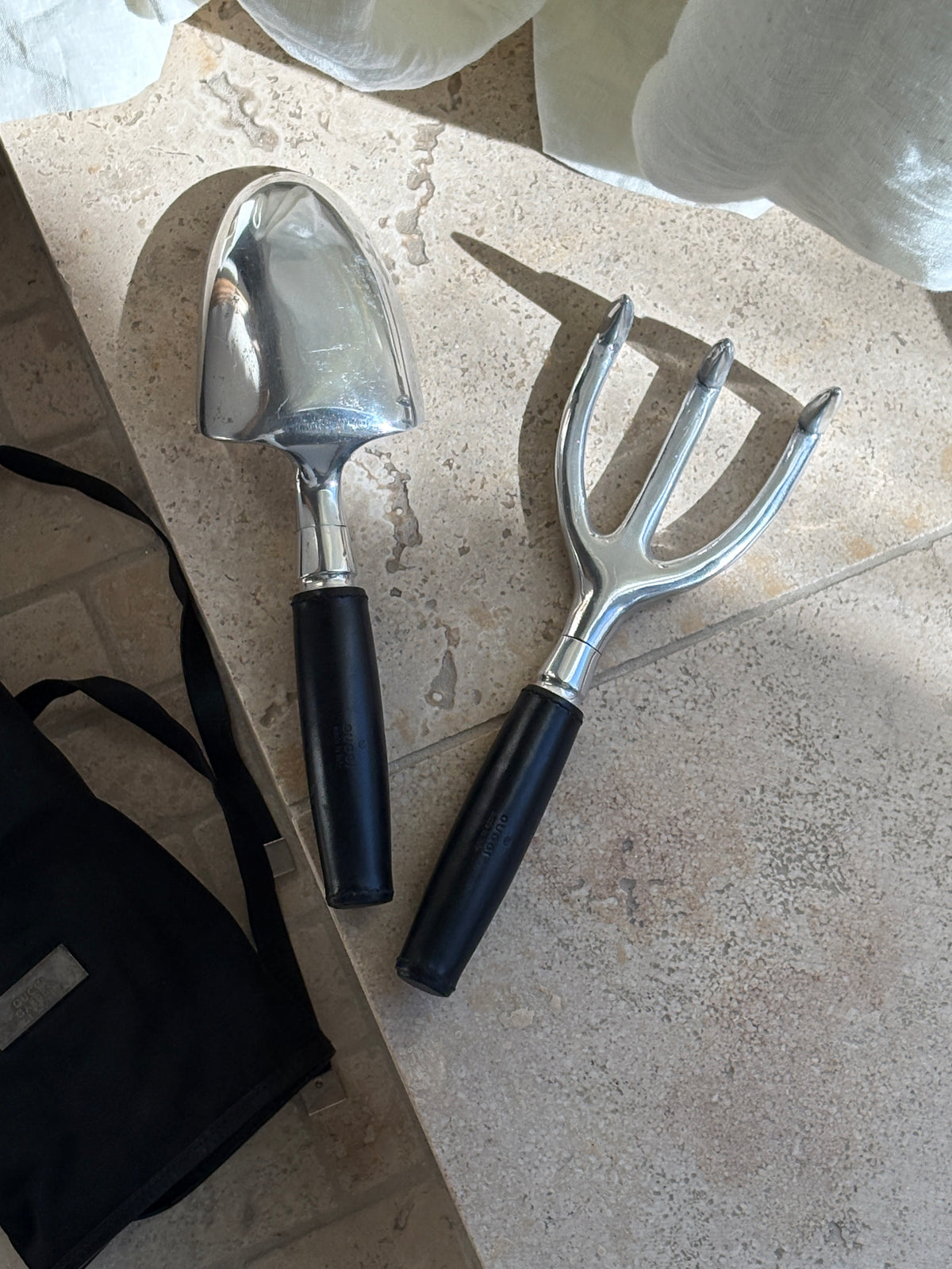 Gucci Garden Leather Cultivator & Trowel Tools Set with Travel Bag | Collectors Gene
