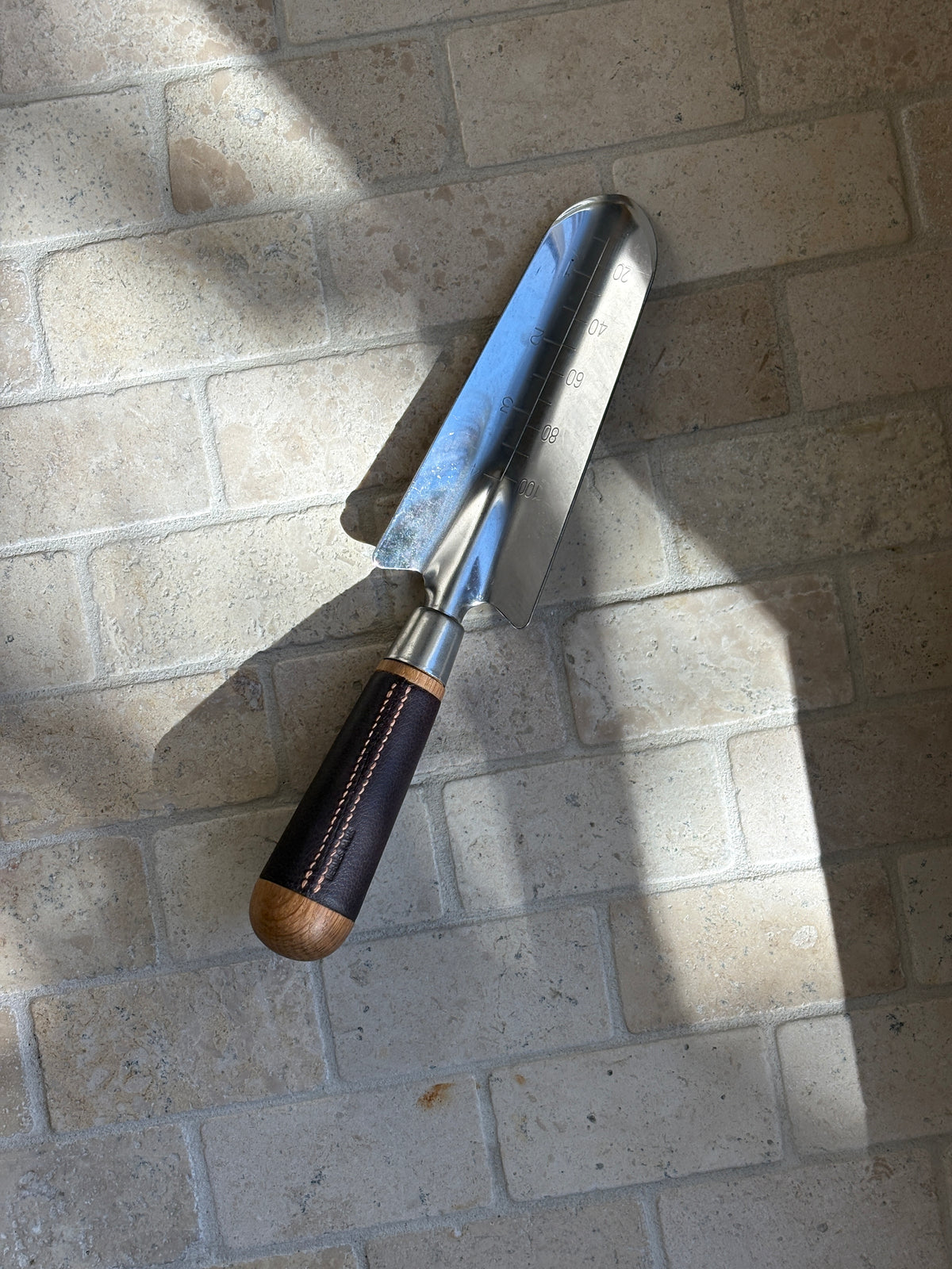 Hermes Garden Leather Measuring Transplanter Tool | Collectors Gene