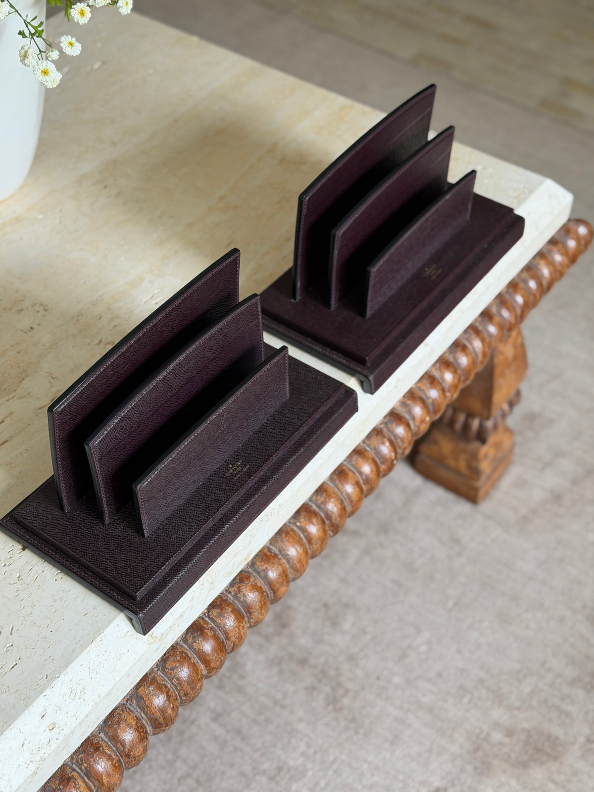 Louis Vuitton Leather Letter Rack | Collectors Gene