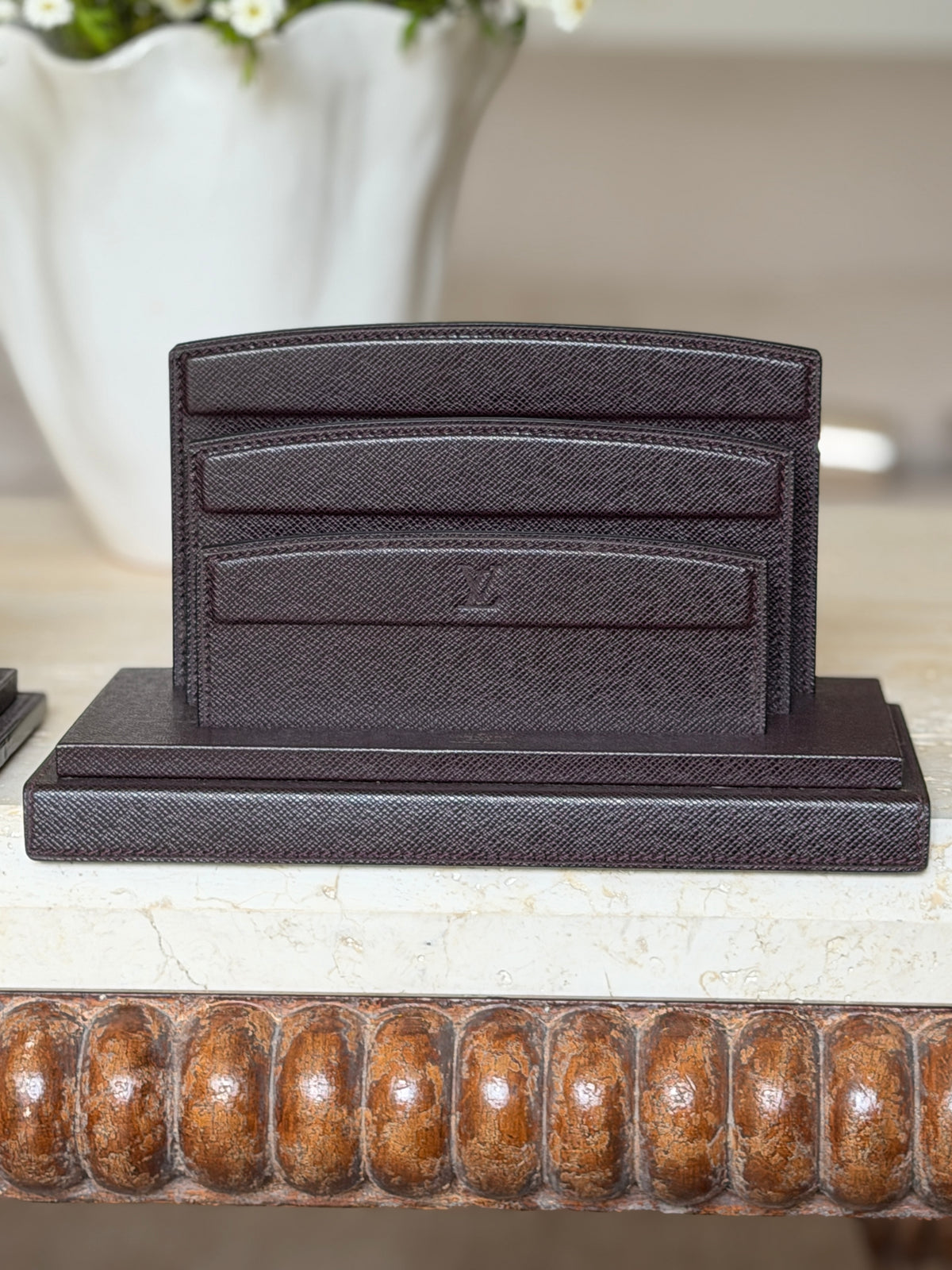Louis Vuitton Leather Letter Rack | Collectors Gene