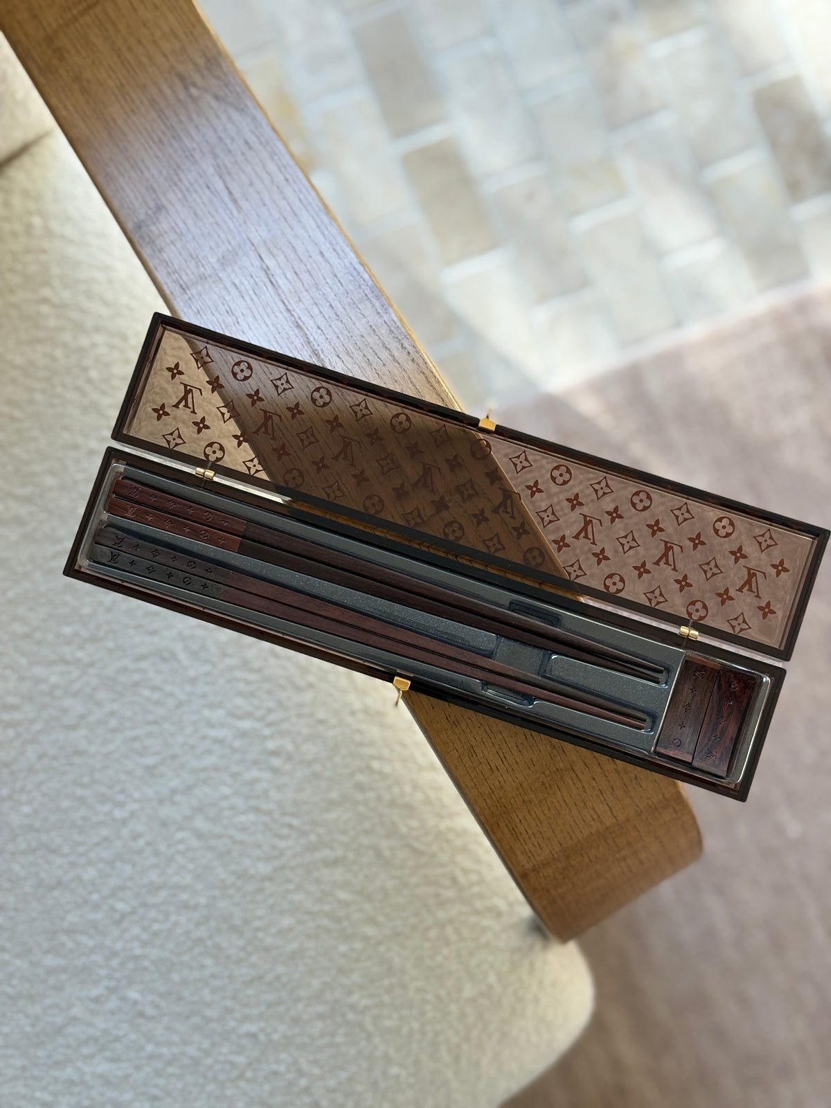 Louis Vuitton Monogram Chopsticks & Rests - Japan 25th Anniversary | Collectors Gene
