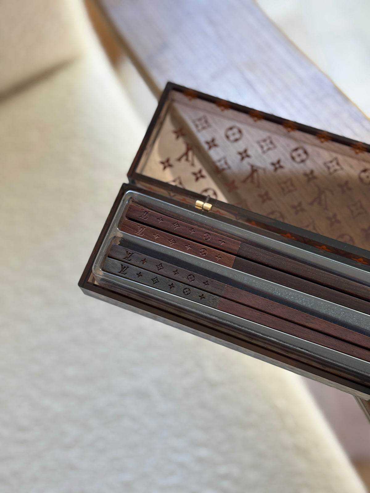 Louis Vuitton Monogram Chopsticks & Rests - Japan 25th Anniversary | Collectors Gene