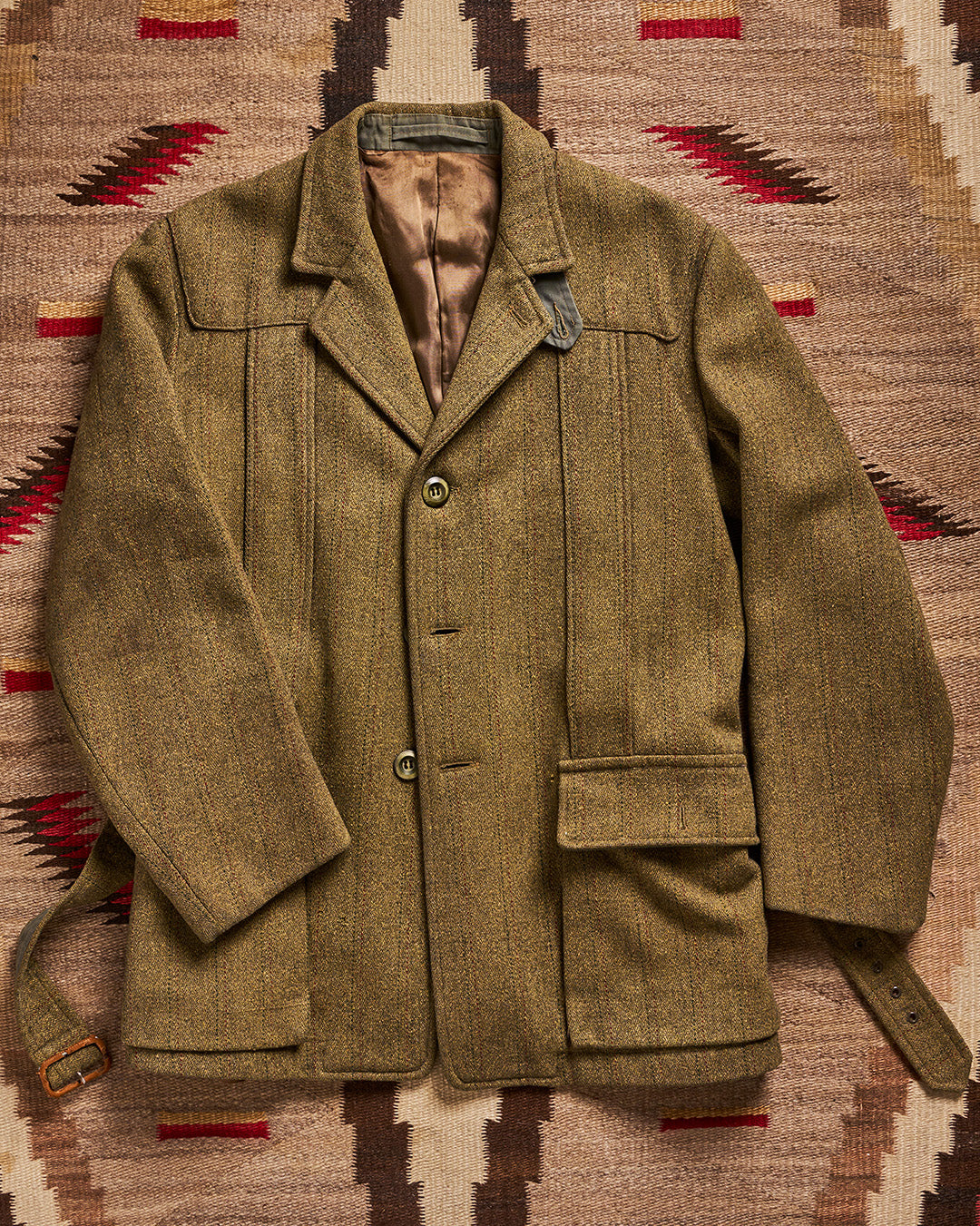 Norfolk Tweed Aquabacta Belted Jacket | Collectors Gene