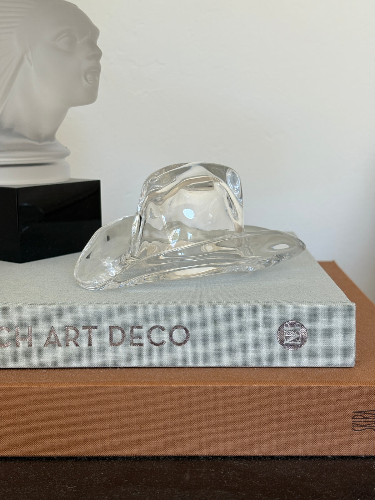 Ralph Lauren Crystal Cowboy Hat Paperweight | Collectors Gene Rare and Collectible