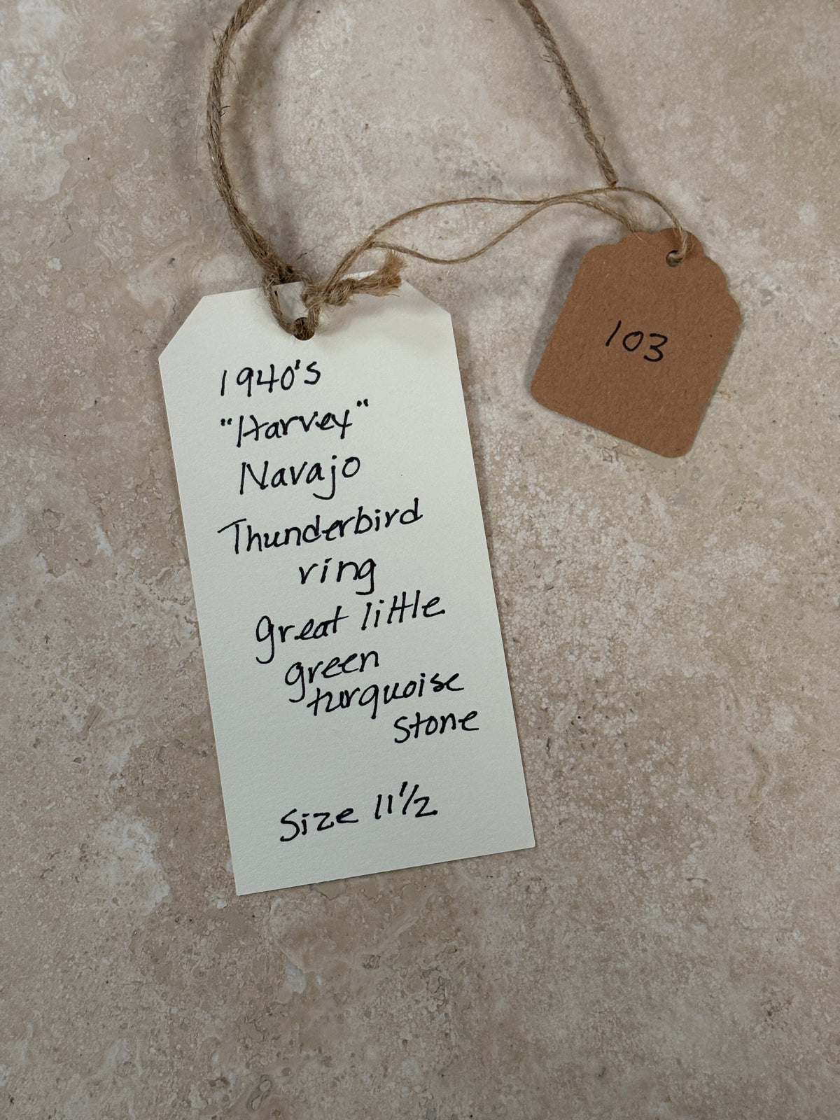 Thunderbird Round Stone Ring
| Doug Bihlmaier