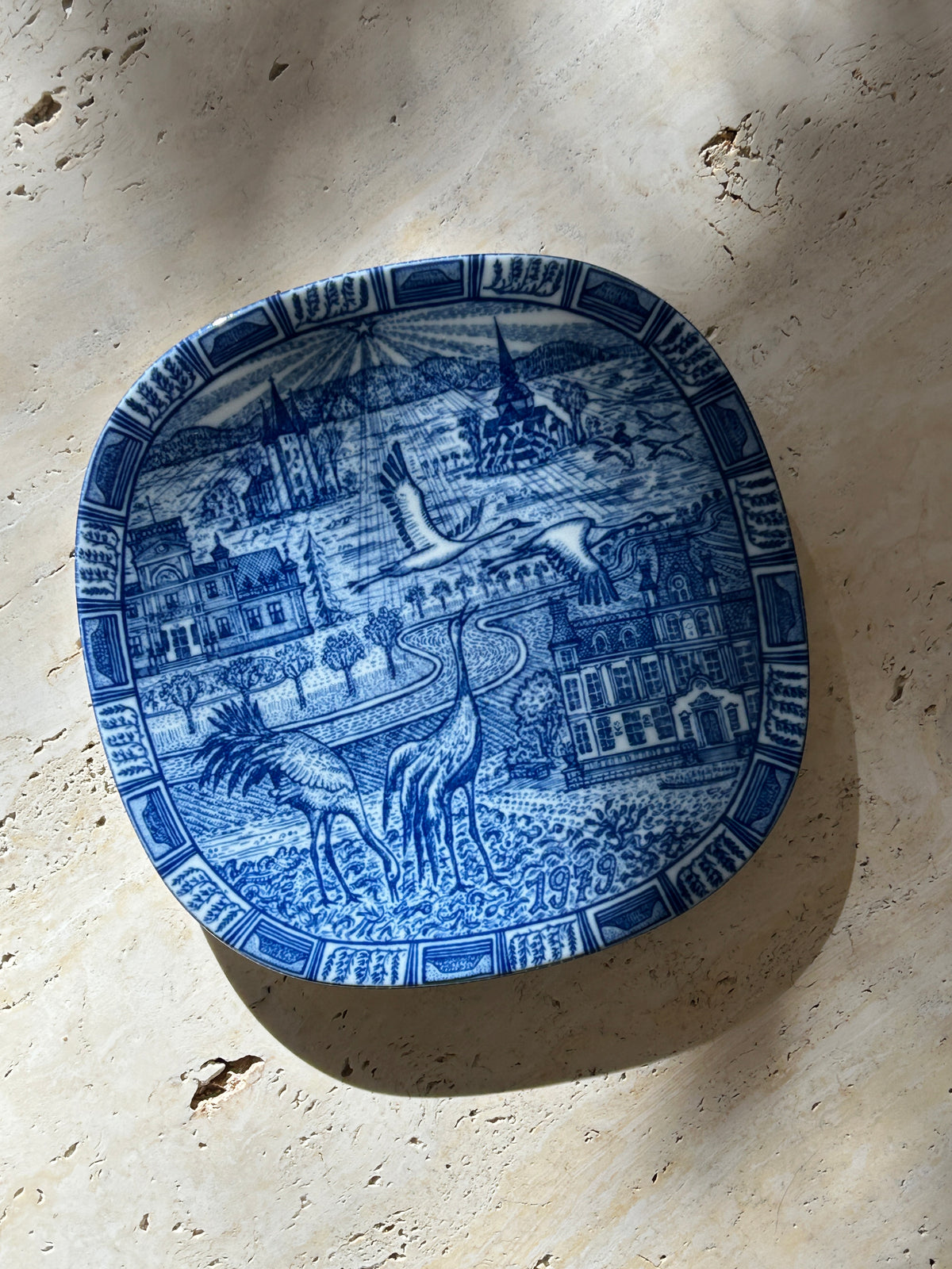 1979 Gunnar Nylund Rorstrand Sweden Porcelain Plate | Collectors Gene Vintage Shop