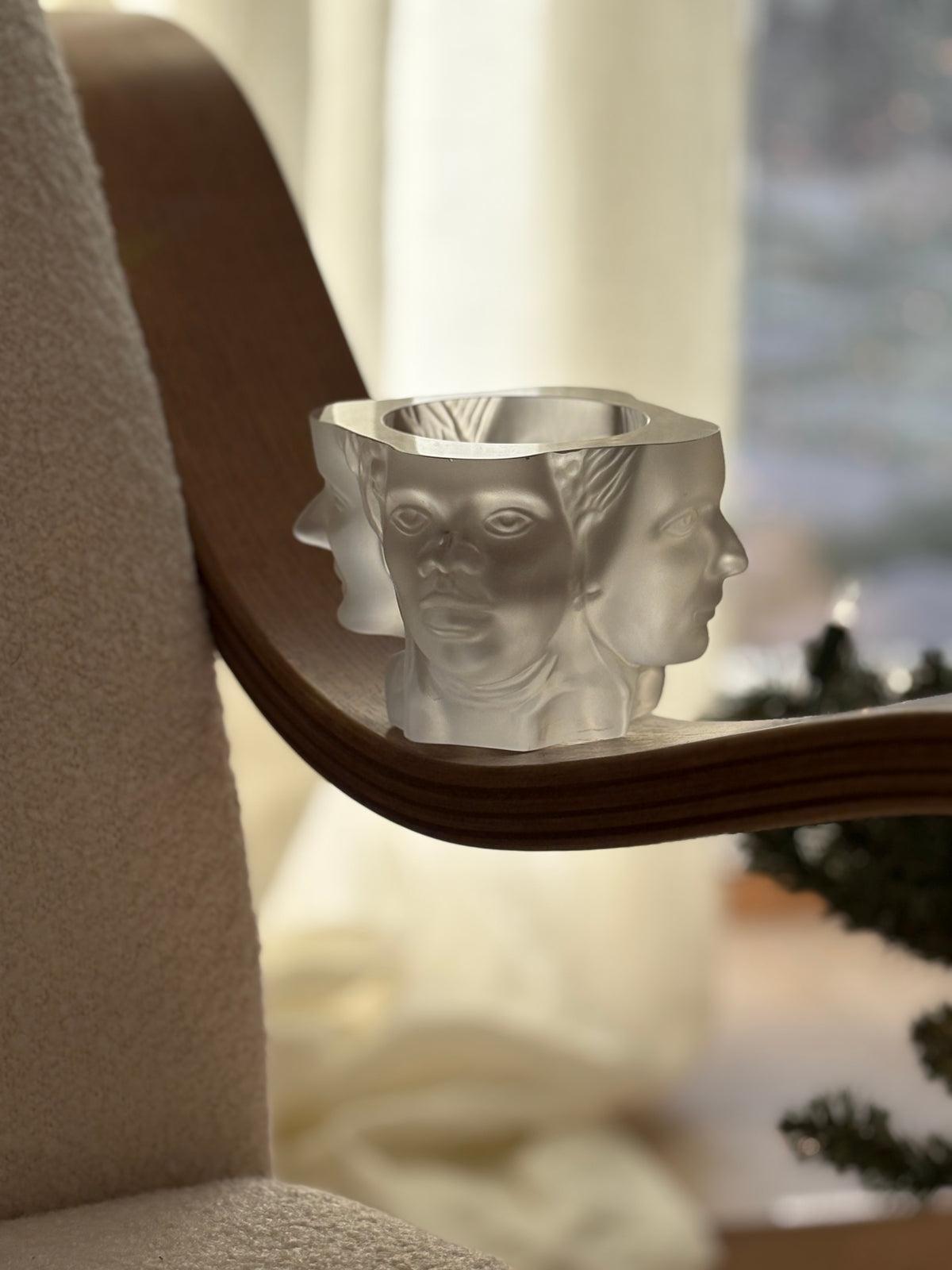 Art Deco Four Sided Face Bowl | Collectors Gene