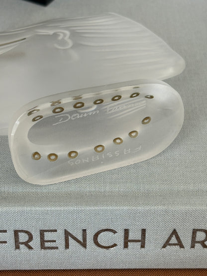 Art Deco Kallisti Sculpture in Clear by Alekos Fassianos for Daum France | Collectors Gene