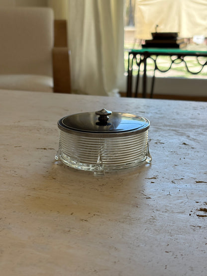 Art Deco Style Lidded Glass Box | Rare &amp; Collectible at Collectors Gene
