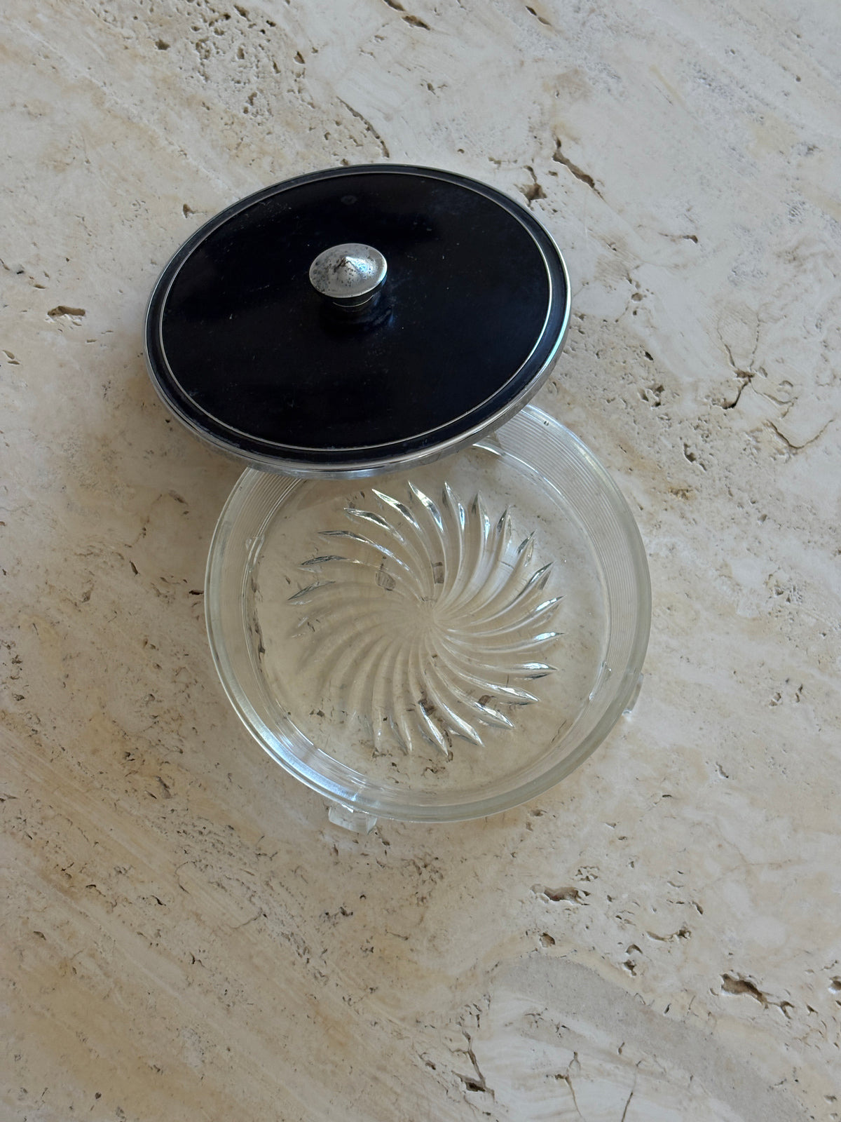 Art Deco Style Lidded Glass Box | Rare &amp; Collectible at Collectors Gene