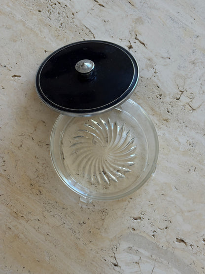 Art Deco Style Lidded Glass Box | Rare &amp; Collectible at Collectors Gene