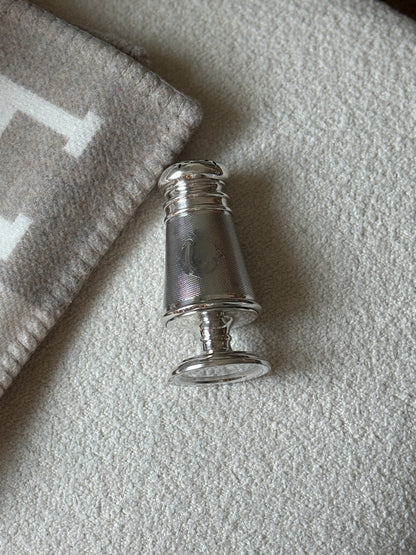 Austrian Engine Turned Pedestal Sugar Shaker | Collectors Gene