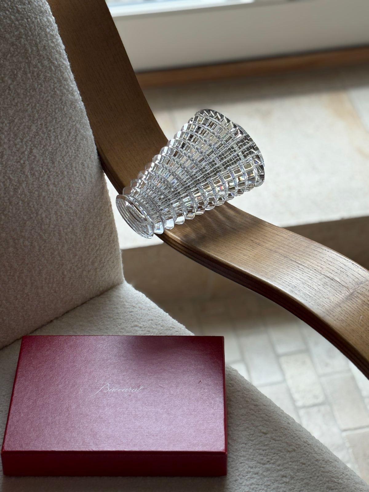 Baccarat Crystal Vase with Original Box | Collectors Gene