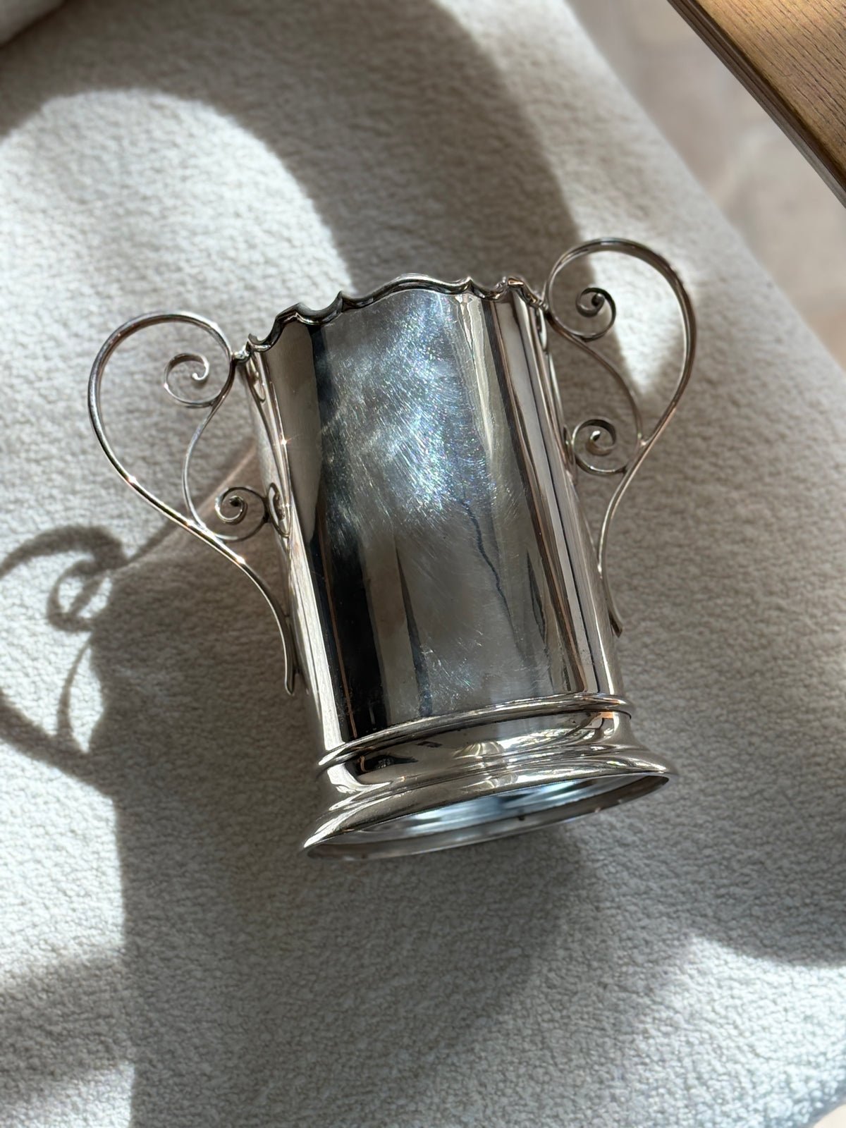 Bottle Syphon Holder by Walker &amp; Hall c. Early 1900&