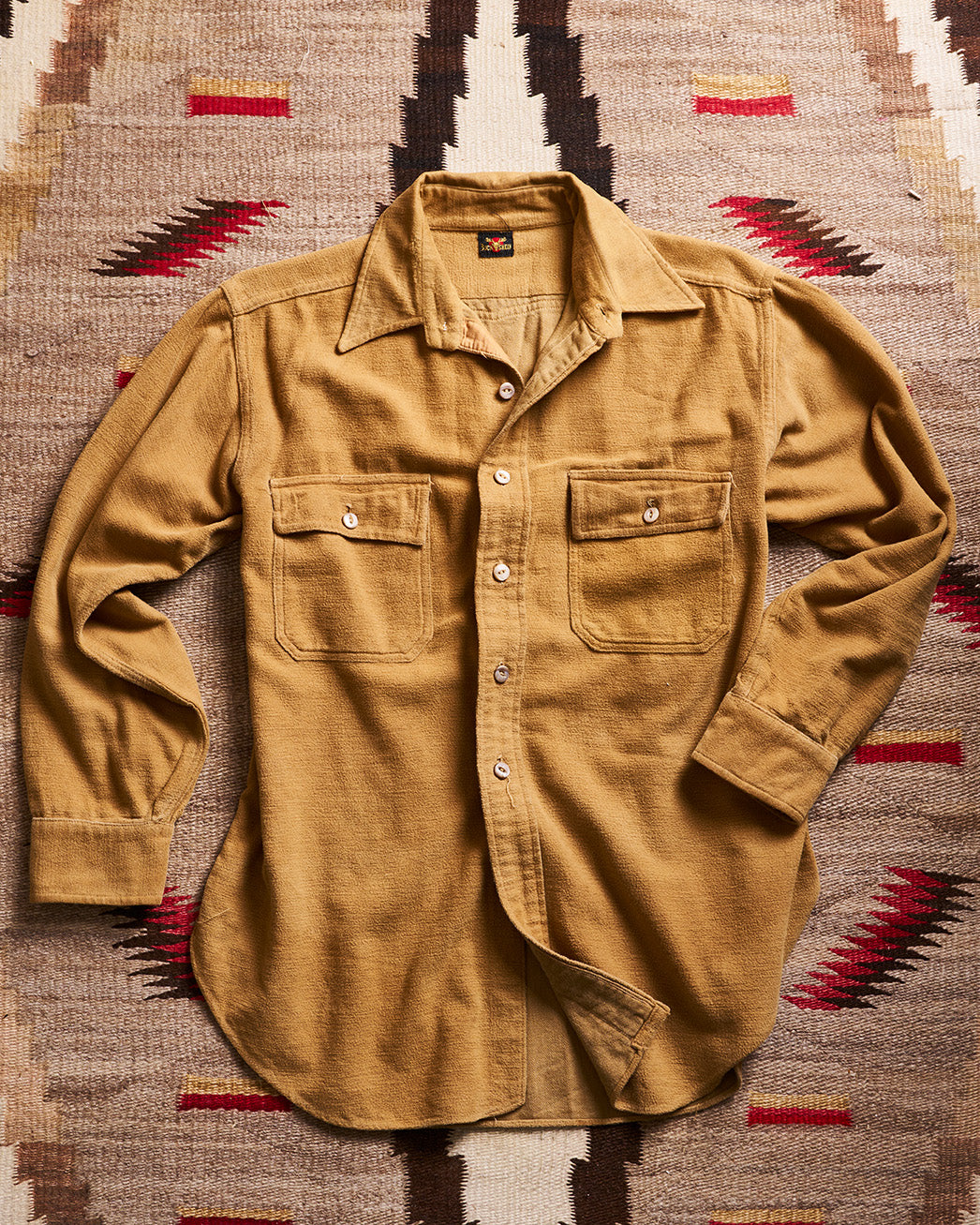 Buck Skein Camel Shirt | Doug Bihlmaier