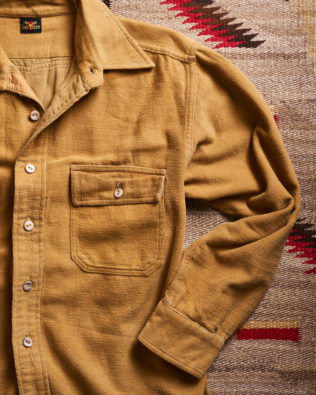 Buck Skein Camel Shirt | Doug Bihlmaier