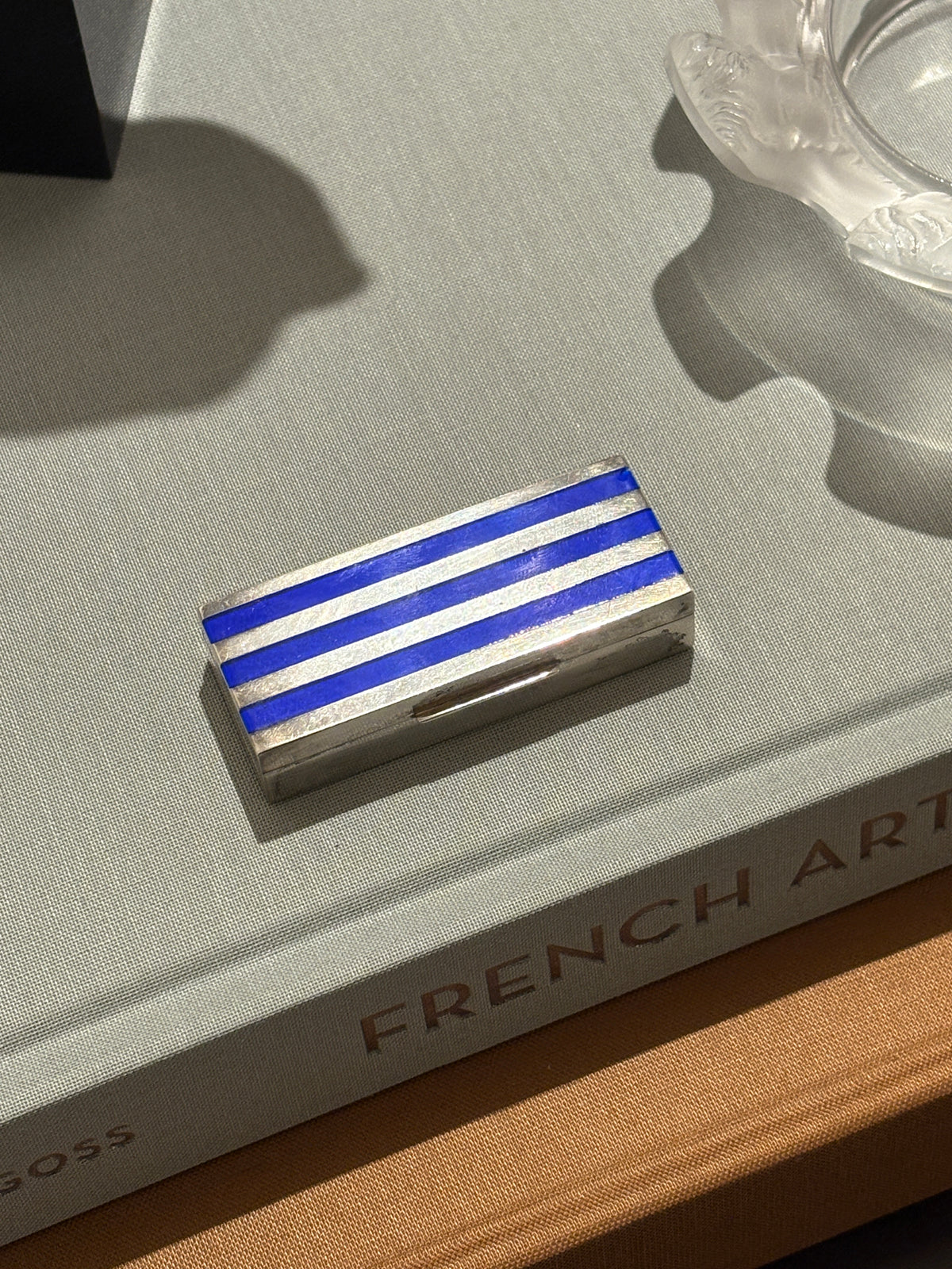 Cartier Sterling Silver and Enamel Miniature Box | Collectors Gene