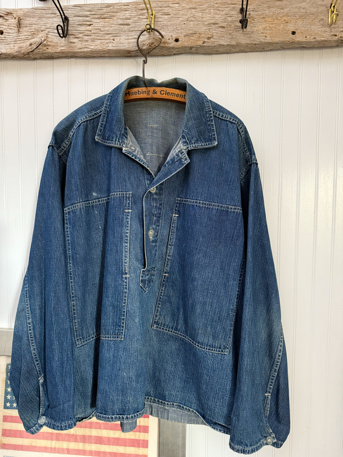Denim Smock with Large Front Pockets | Doug Bihlmaier