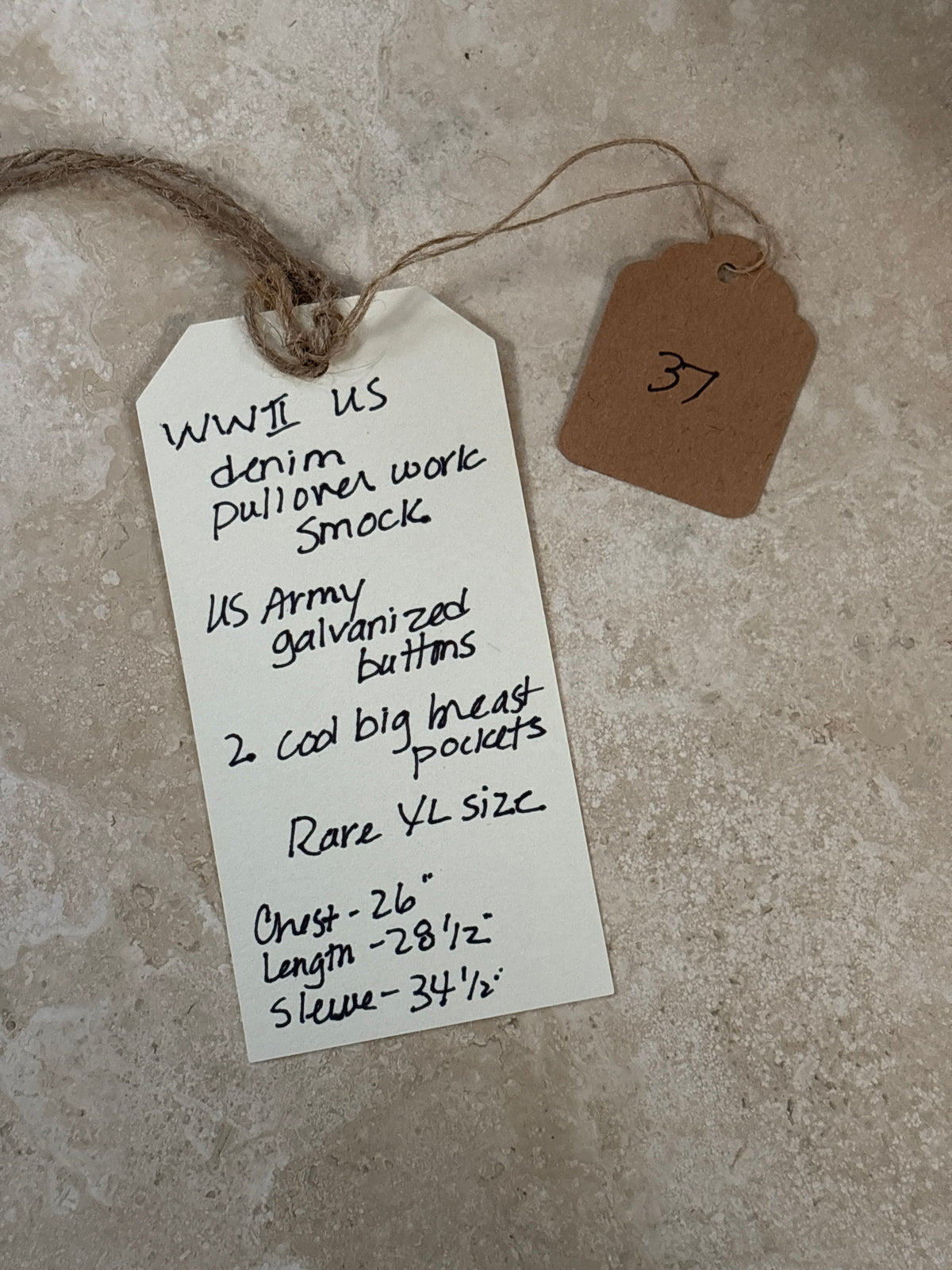 Denim Smock with Large Front Pockets | Doug Bihlmaier