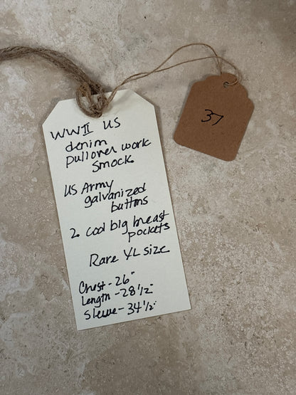 Denim Smock with Large Front Pockets | Doug Bihlmaier