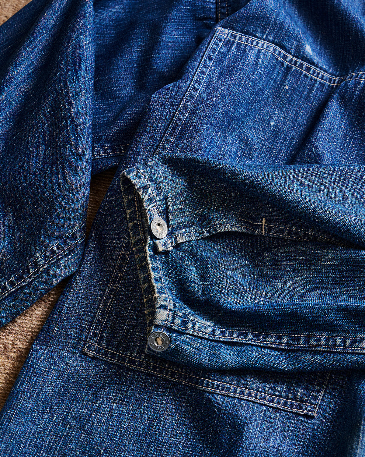 Denim Smock with Large Front Pockets | Doug Bihlmaier