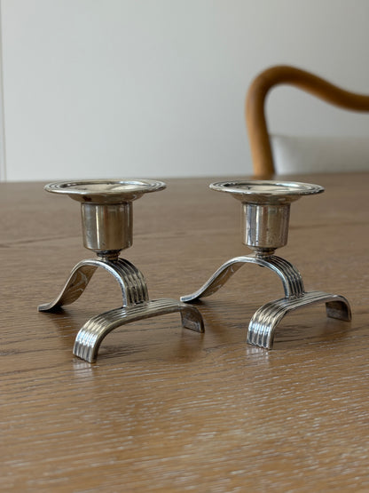 English Art Deco Candle Holders | Collectors Gene Collectibles