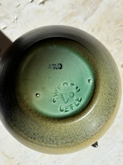 Eva Jancke-Björk for Bobergs Fajansfabrik Gefle Earthenware Vase - Sweden c. 1930&
