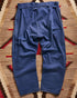 French Indigo Belt Back Pants | Doug Bihlmaier