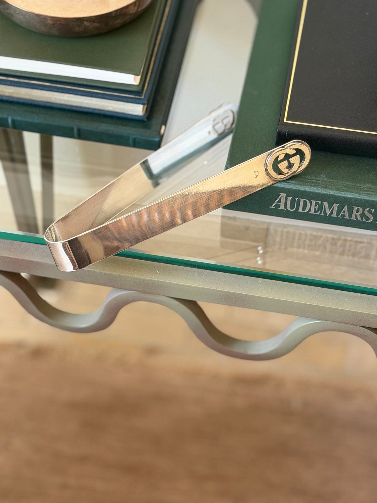Gucci GG Silver Plated Ice Tongs | Collectors Gene