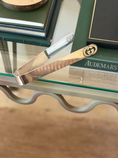 Gucci GG Silver Plated Ice Tongs | Collectors Gene