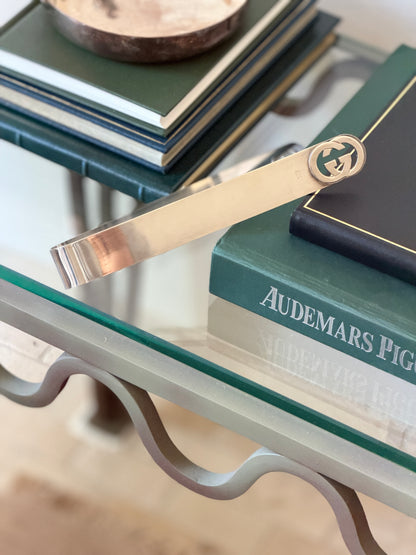Gucci GG Silver Plated Ice Tongs | Collectors Gene
