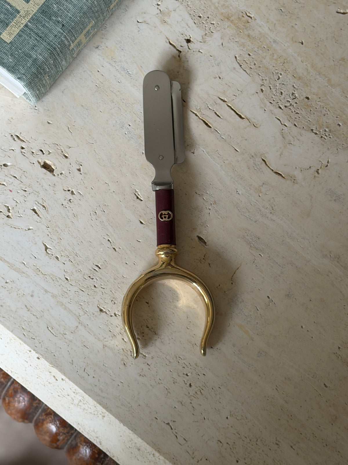 Gucci Red Gold Cheese Truffle Shaver - Italy c.1970 | Collectors Gene