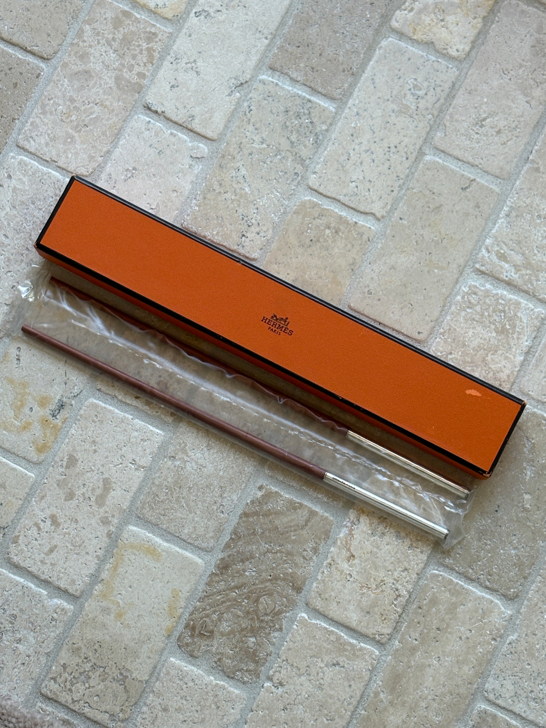 Hermès Paris Clou de Selle Chopsticks with Box | Collectors Gene