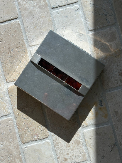 Italian Art Deco Box with Tortoiseshell Inlay | Collectors Gene