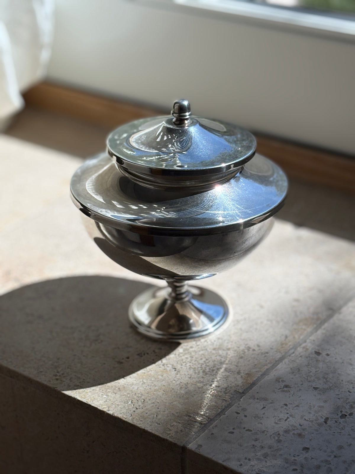 Italian Mid-Century Silver Plated Caviar Server | Collectors Gene