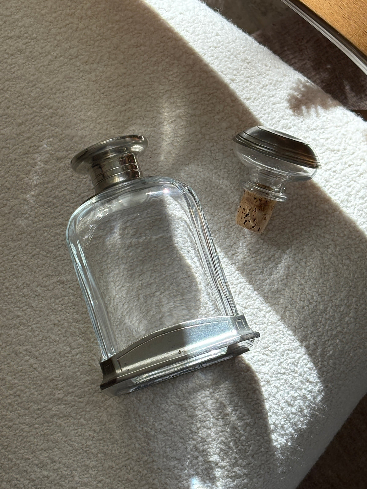Italian Pewter Square Decanter | Collectors Gene