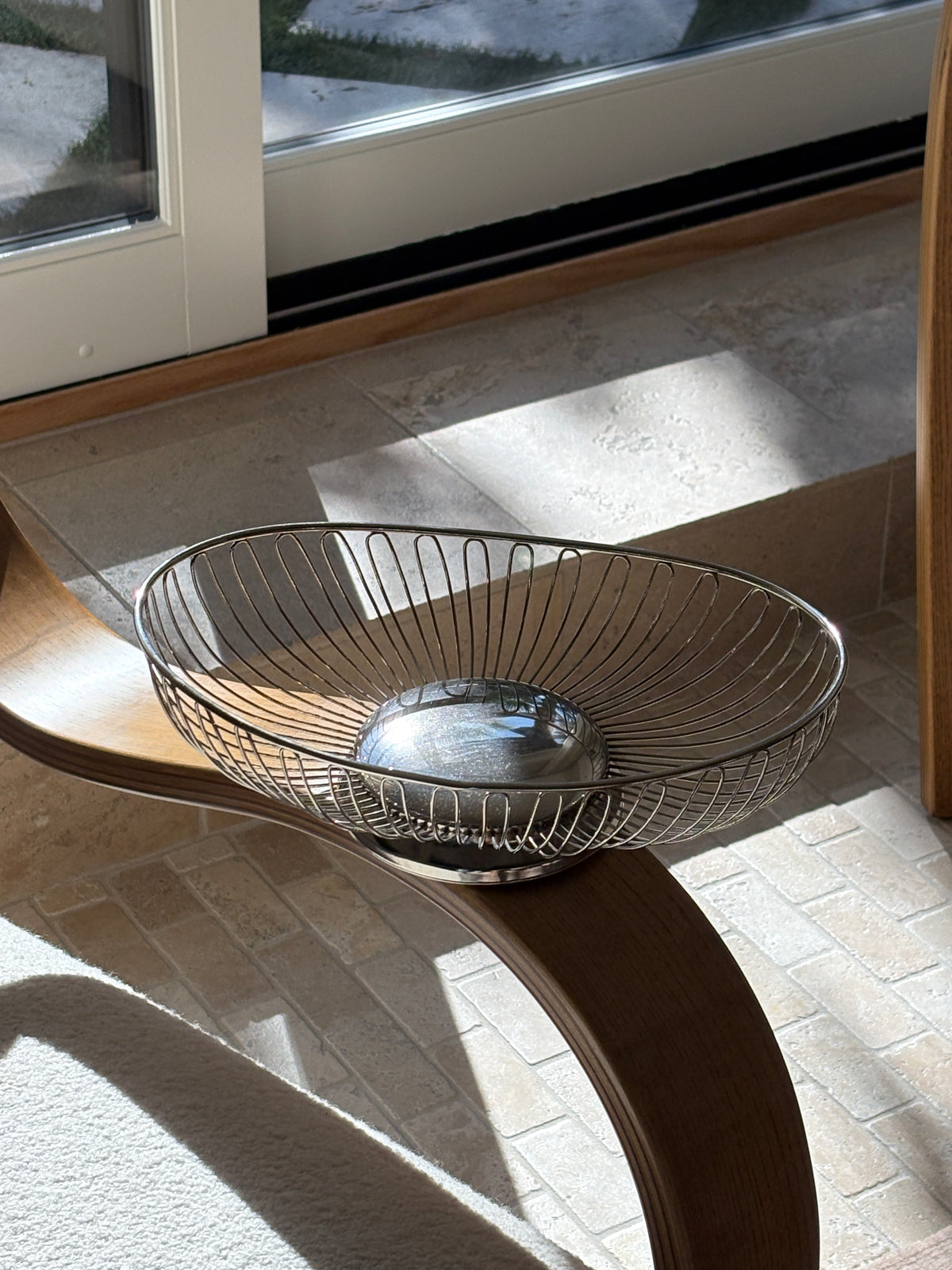 Italian Style Silver-Plated Wire Basket | Collectors Gene