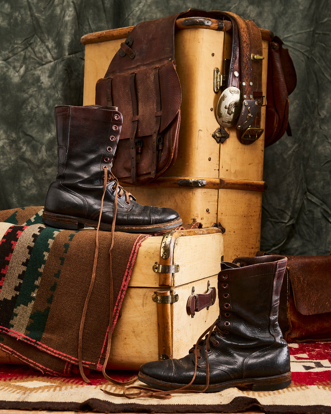 Laced Cap Toe Military Boots | Doug Bihlmaier