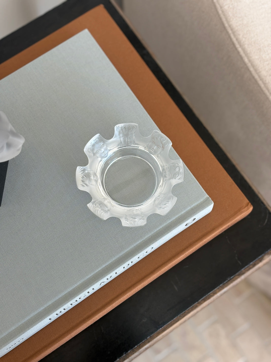 Lalique Crystal Cherub Dish | Collectors Gene