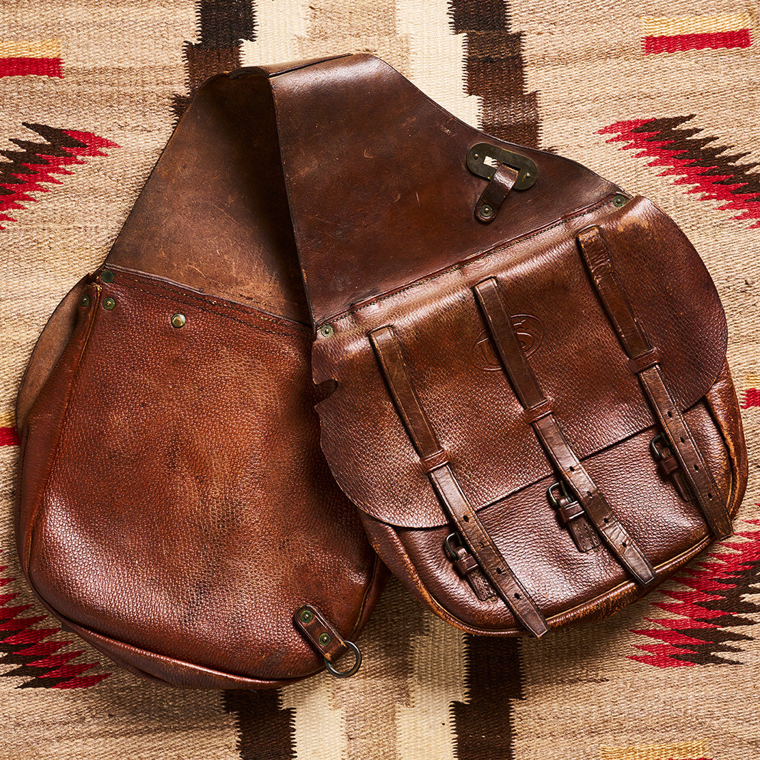 Leather Double Sided Saddle Bag | Doug Bihlmaier