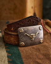 Longhorn Belt Buckle | Doug Bihlmaier