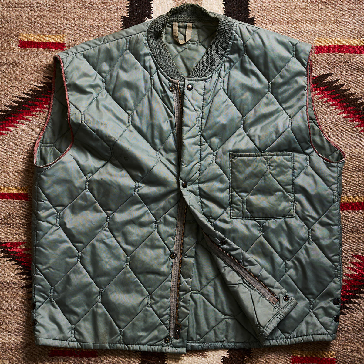 Military Green Padded Vest | Doug Bihlmaier