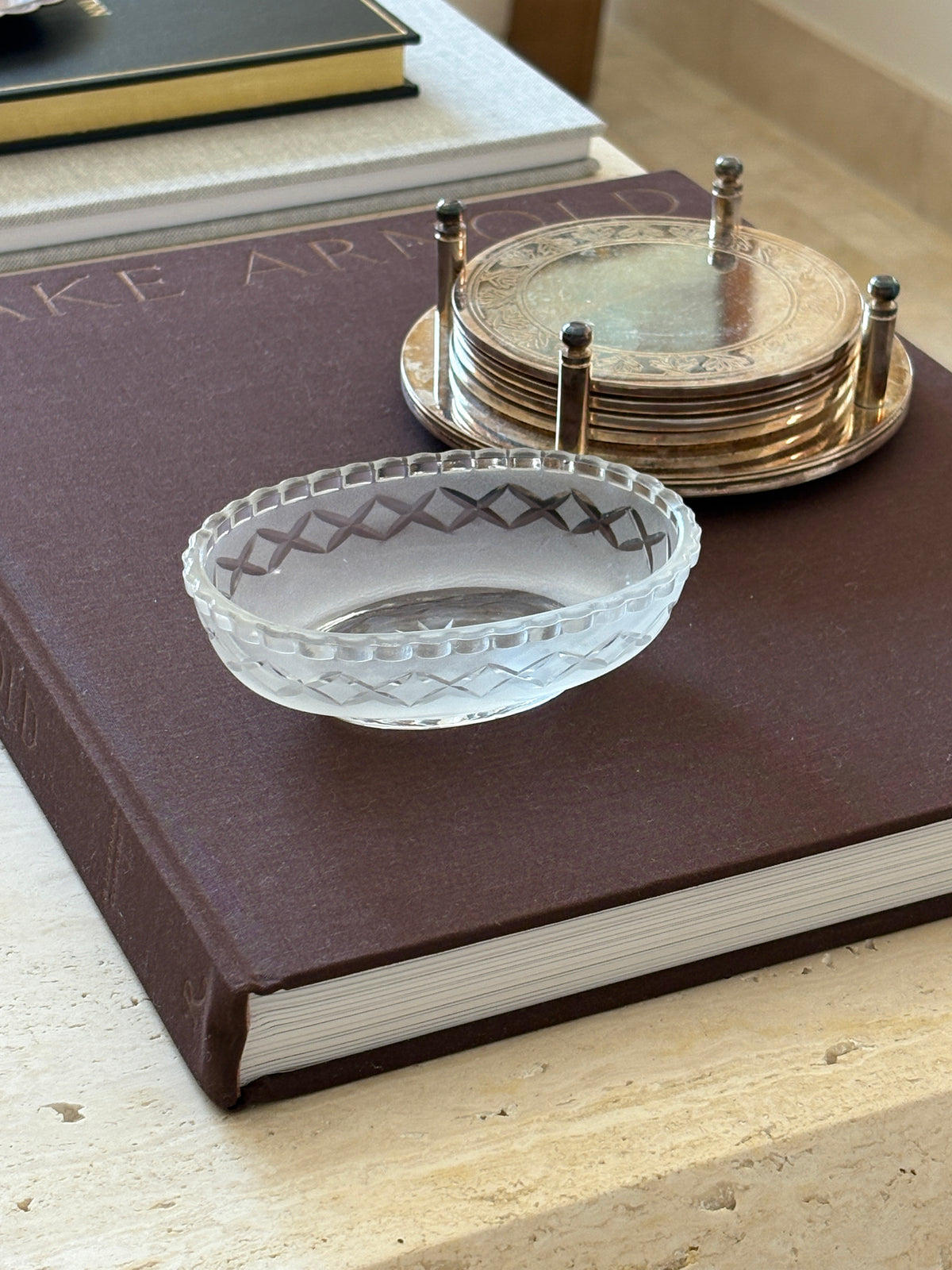 Oval Glass Ring Dish | Collectors Gene Vintage Finds