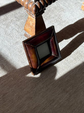 Patinated Leather Frame – Square, 3.5 x 3.5 Cutout | Collectors Gene